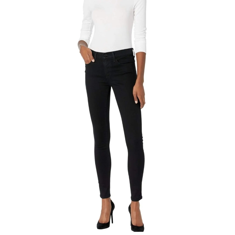 Joe's Mid-rise Skinny Jeans in Black Wash sz 26